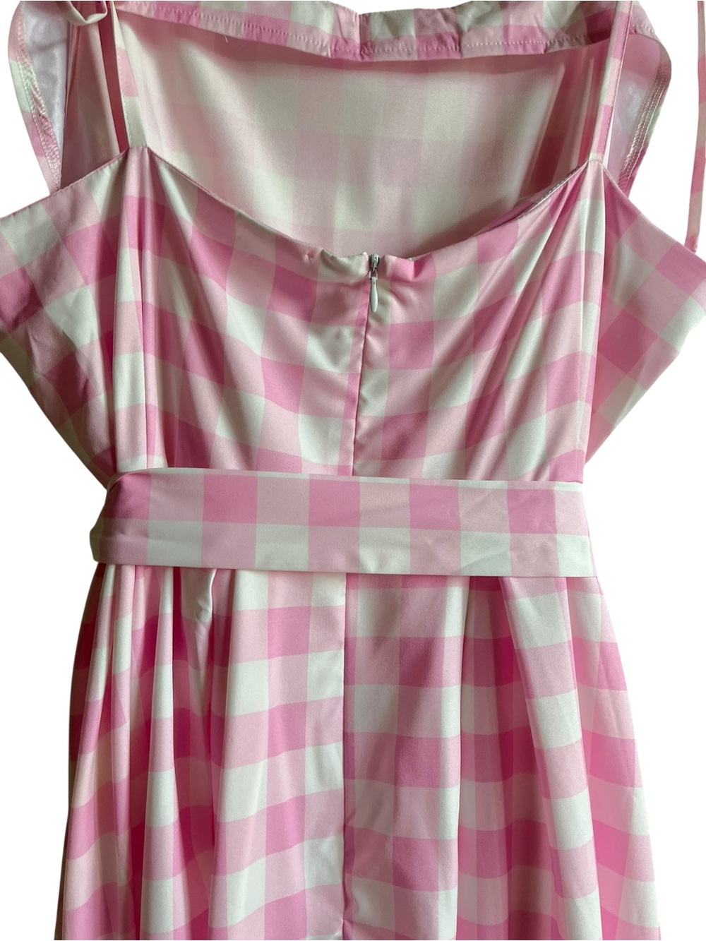 Barbie Movie Pink Gingham Barbiecore Fit & Flare Dress XXL Costume - Picture 9 of 15